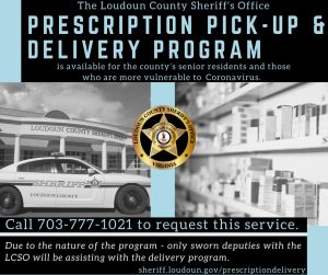 Loudoun County Sheriff’s Office Prescription Pick-Up & Delivery Program