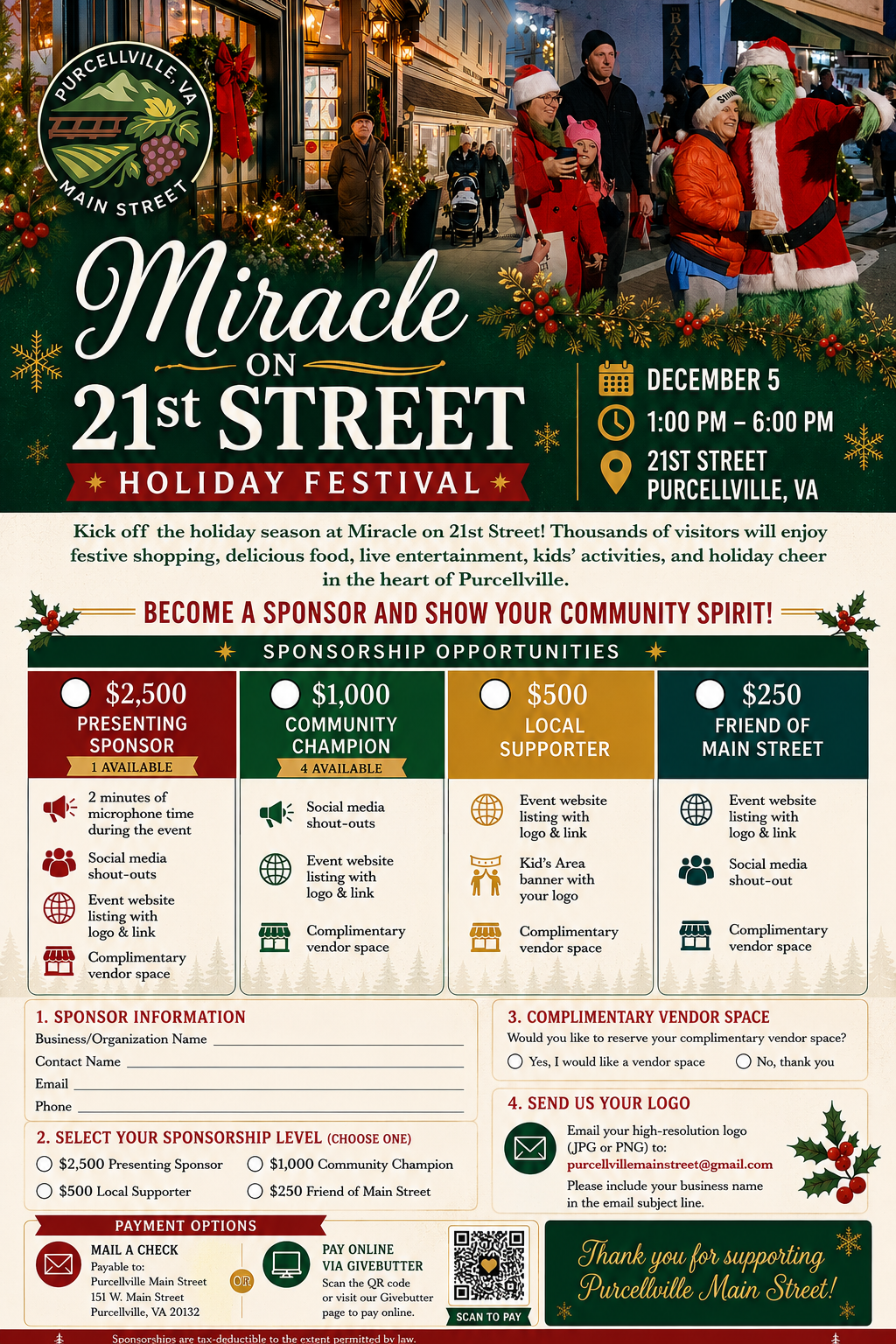 Miracle on 21st Street - Holiday Festival